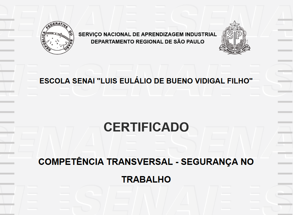 Segurança no Trabalho